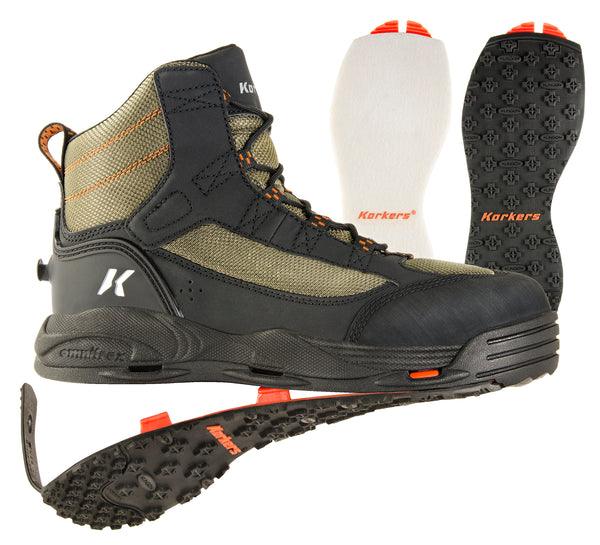 Korkers Greenback Wading Boot Felt And KlingOn Soles Stillwater