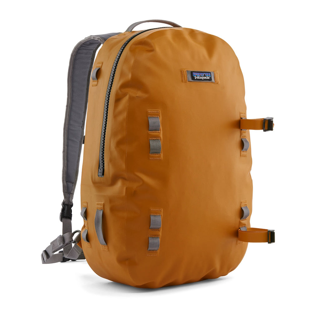 patagonia submersible bag Patagonia Guidewater Backpack Golden Caramel/Noble Grey