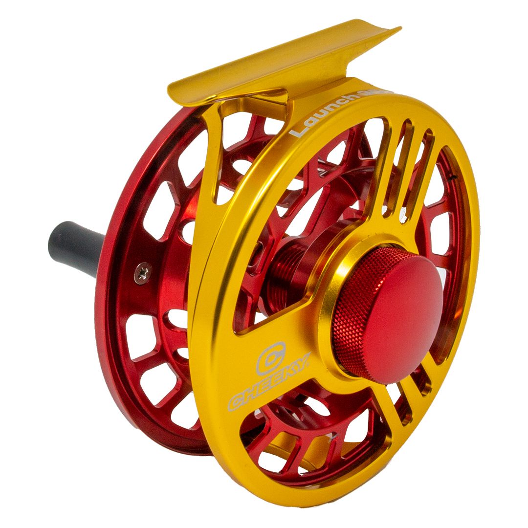 Cheeky Launch Fly Reel Limited Edition - 350 - Gold/Red