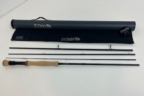st croix fly rod tube St. Evos 9' 5wt piece and four St. Croix Imperial 908/4 Fly