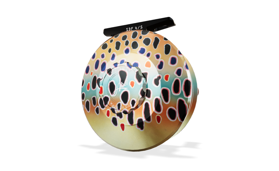 Abel SDF Reel Solid in Fish Graphic – Stillwater Fly Shop
